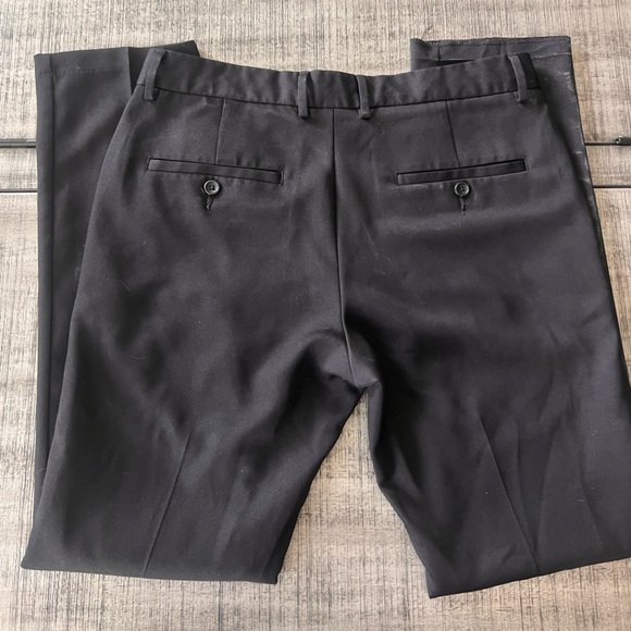 Louis Raphael Black Dress Pants Classic Fit - Picture 2 of 4